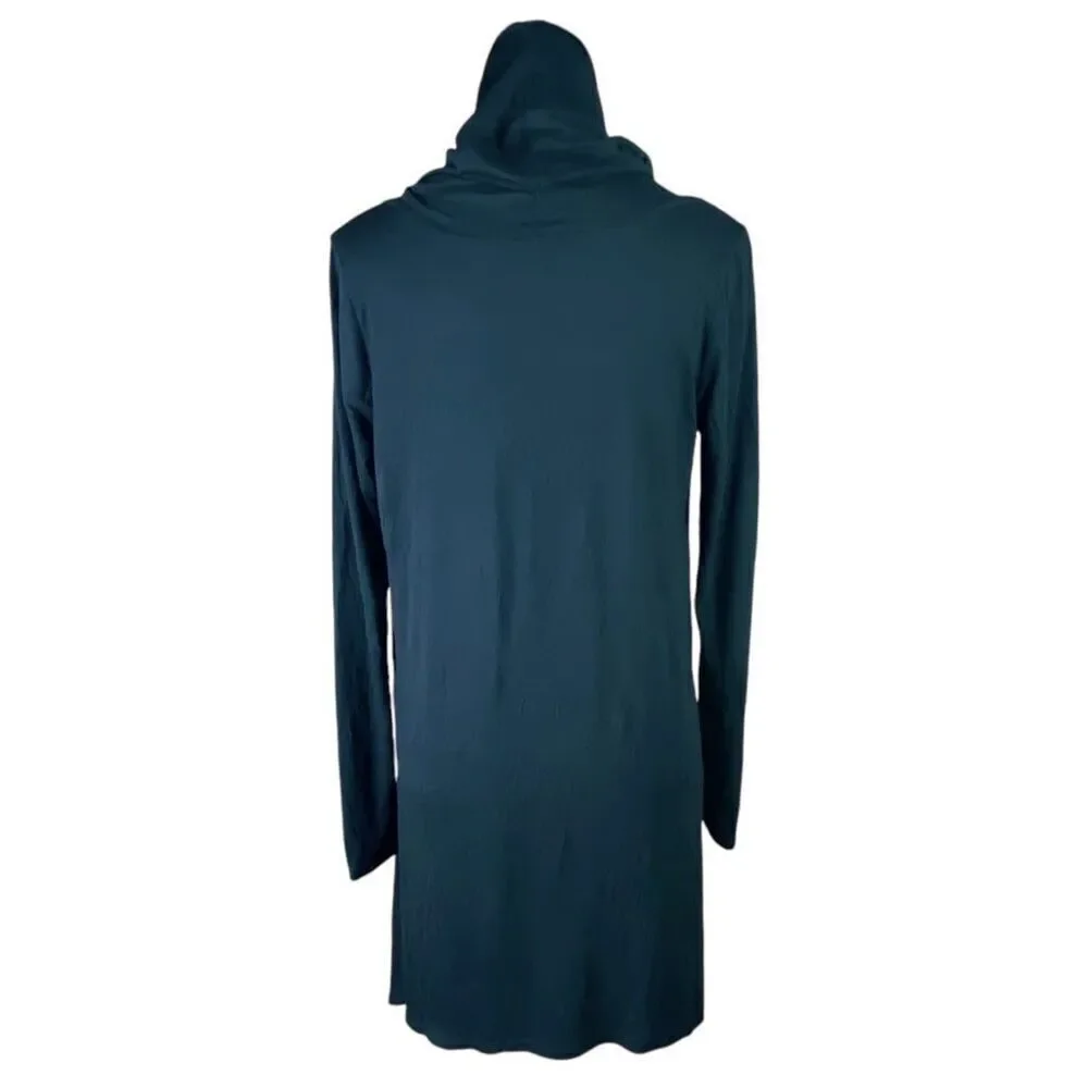 Chalet Womens Black Cowl Neck Tunic Top Size Medium